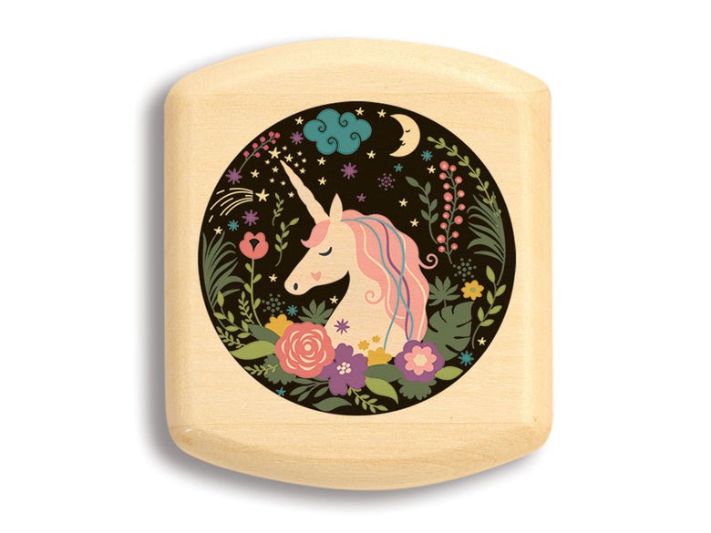 2" Flat Wide Box Aspen Floral Unicorn