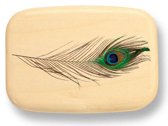 3" Secret Box Aspen Peacock Quill