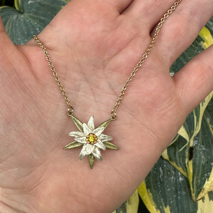 Edelweiss Pendant Necklace
