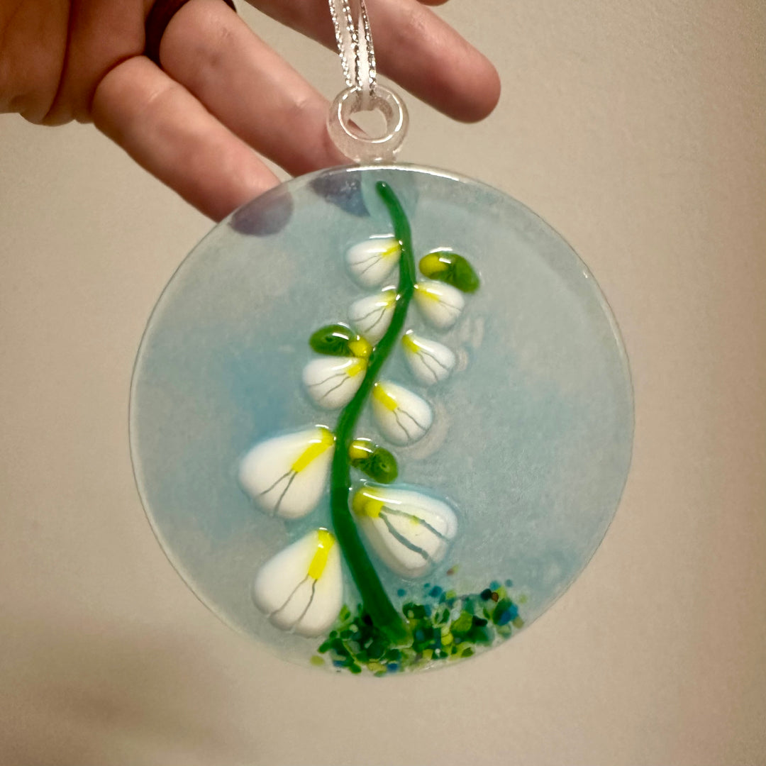 Suncatcher with Lily of the Valley