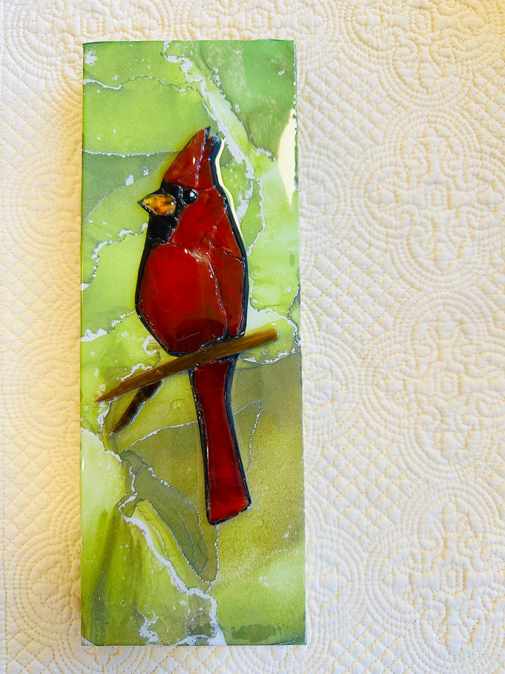 Cardinal Mosaic Green