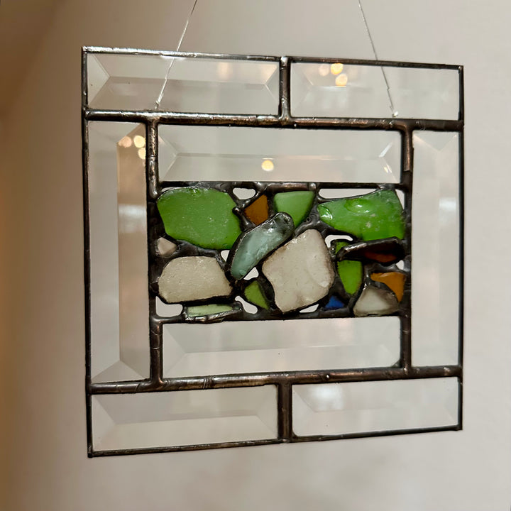 Beach Glass Panel  Multicolored
