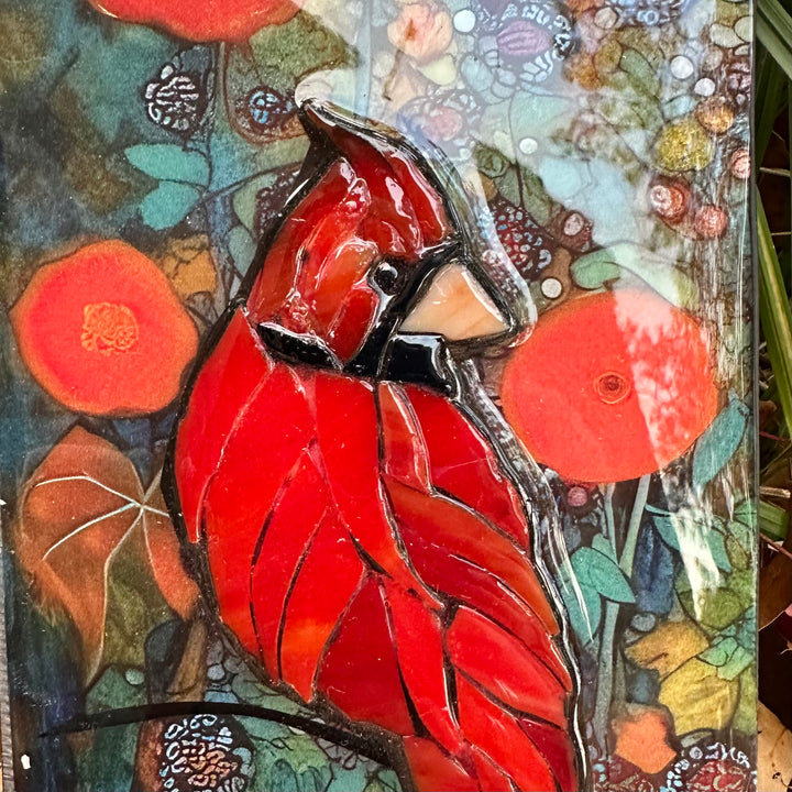 Cardinal Mosaic Totem