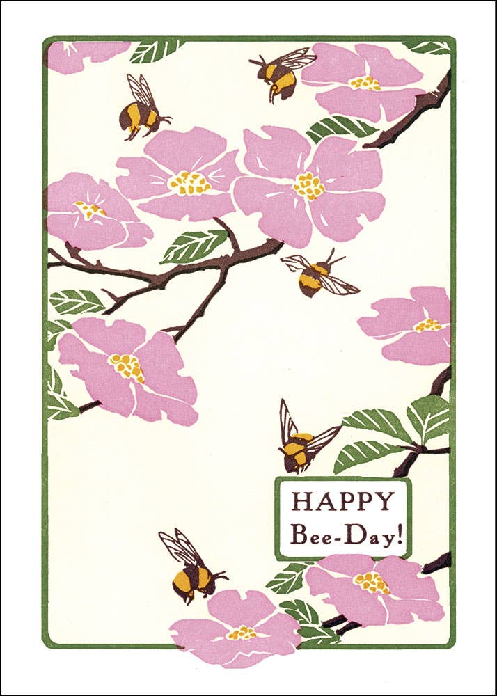 Birthday Card - Happy Bee Day