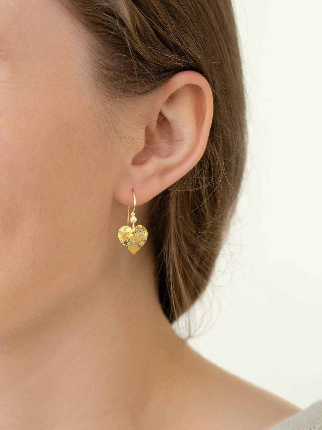 Holly Yashi - Budding Heart Earrings