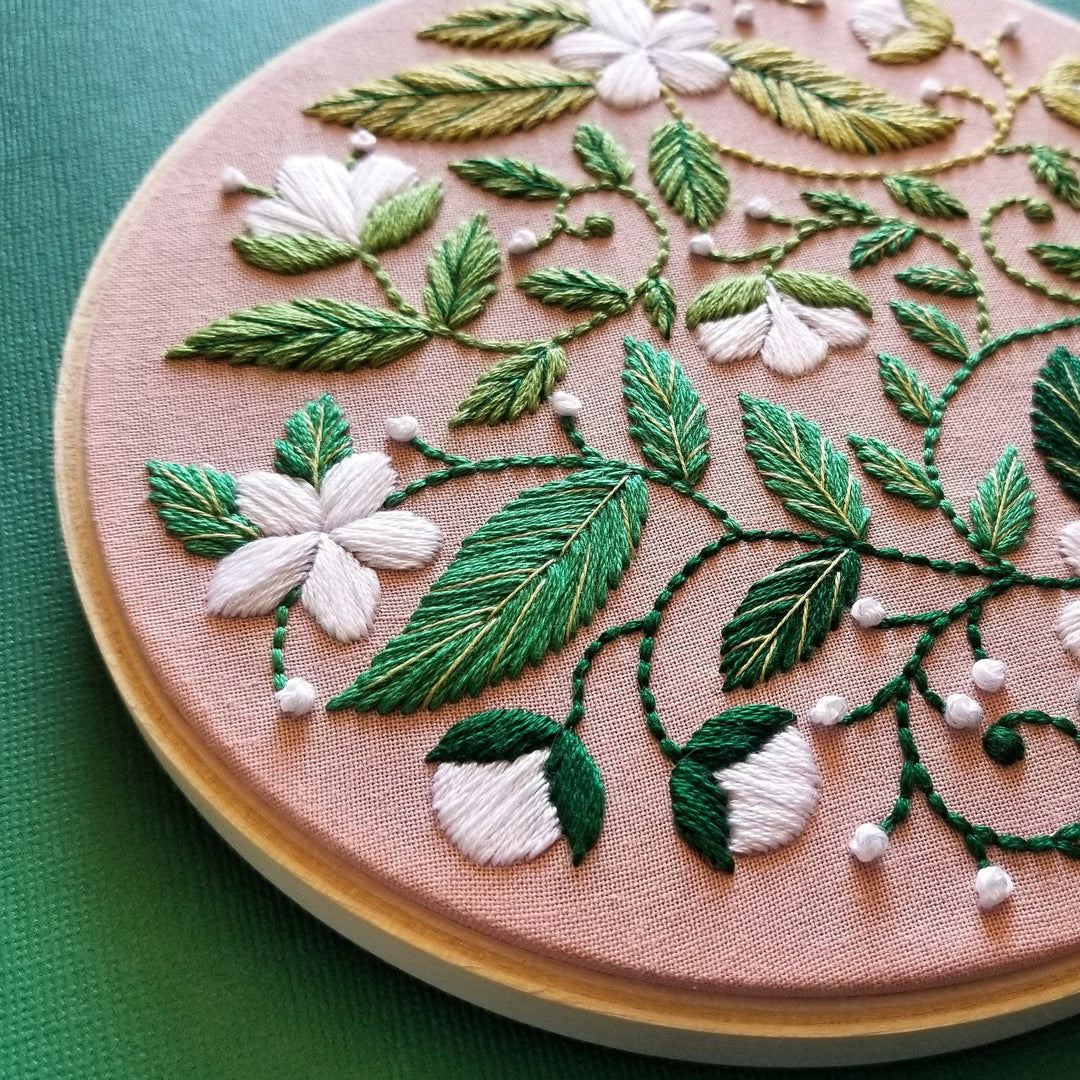 Blissful Blooms Beginner Hand Embroidery Kit