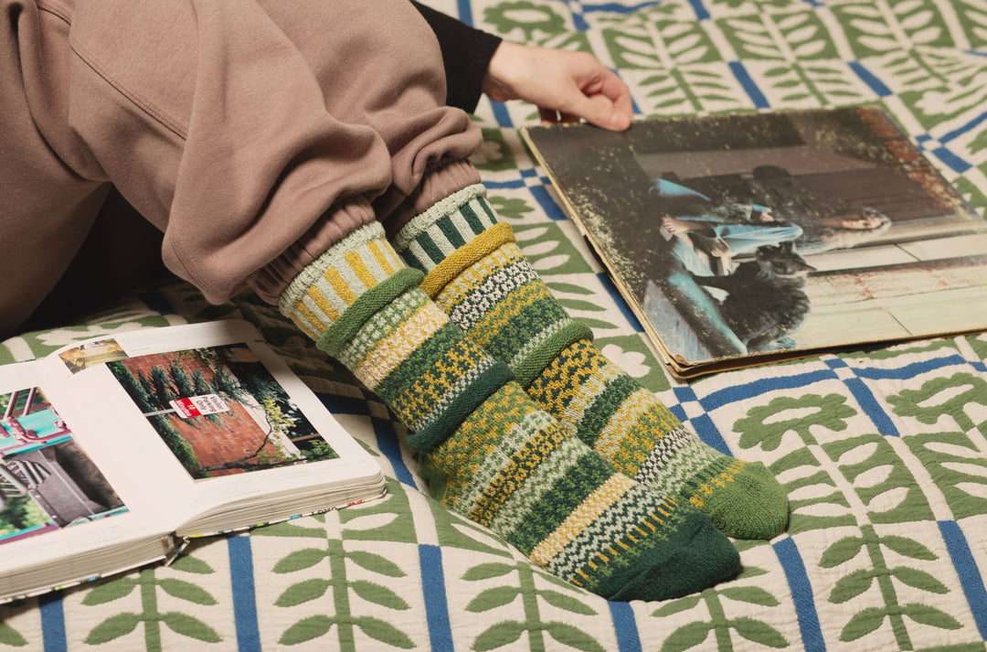 Adult Crew Socks Fiddlehead