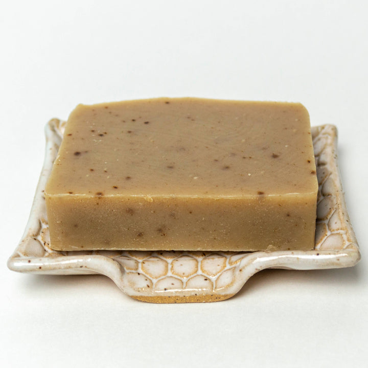 Honey Bee Pattern Ceramic Soap Dish