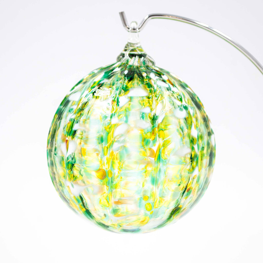 Mistletoe Glass Ornament