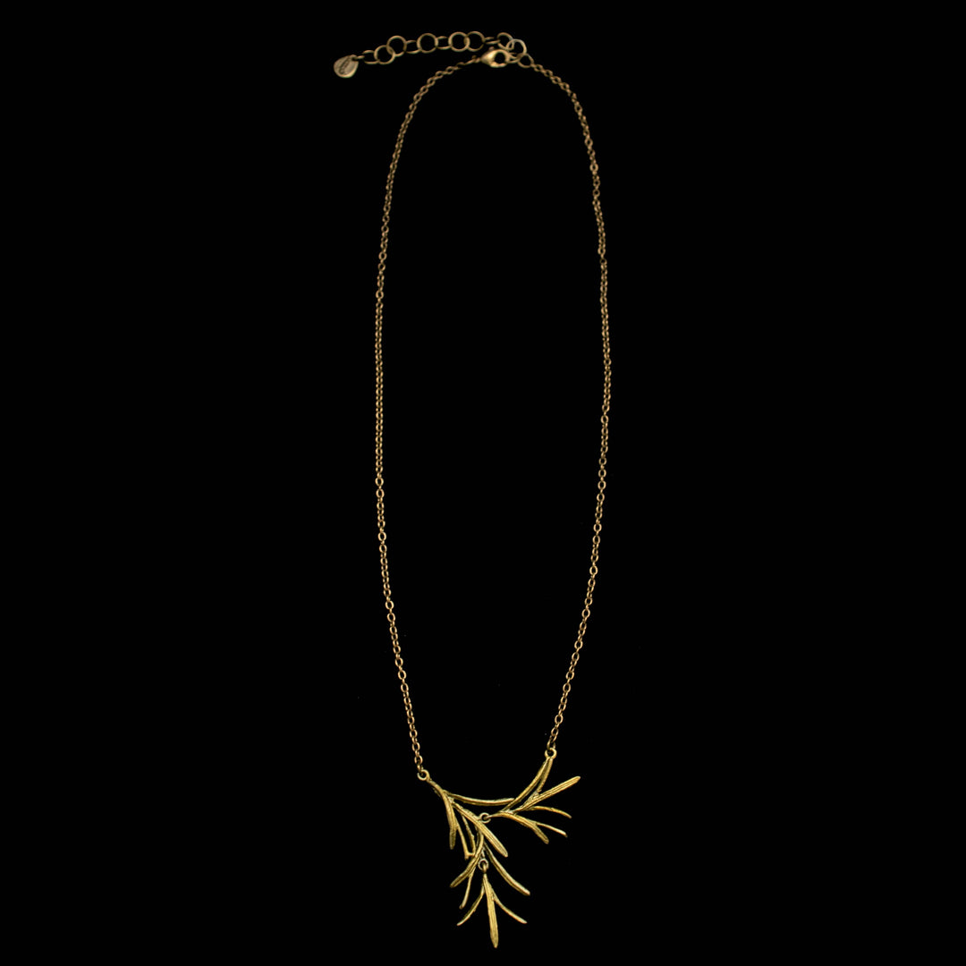 Dainty Rosemary Pendant Necklace