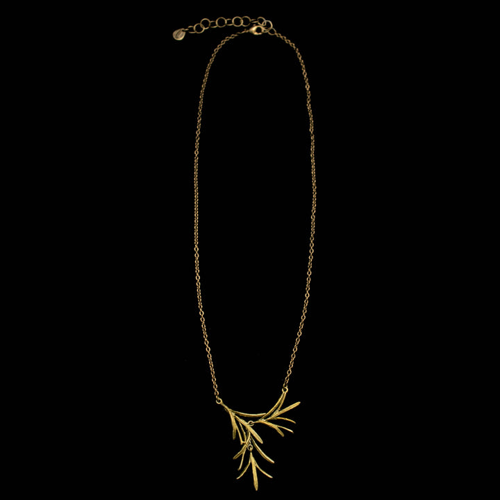 Dainty Rosemary Pendant Necklace