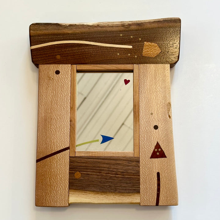 Wooden Mini Rocket & Heart