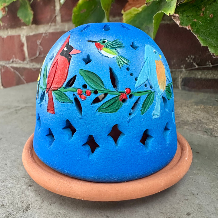 Cobalt Bird Garland Luminary