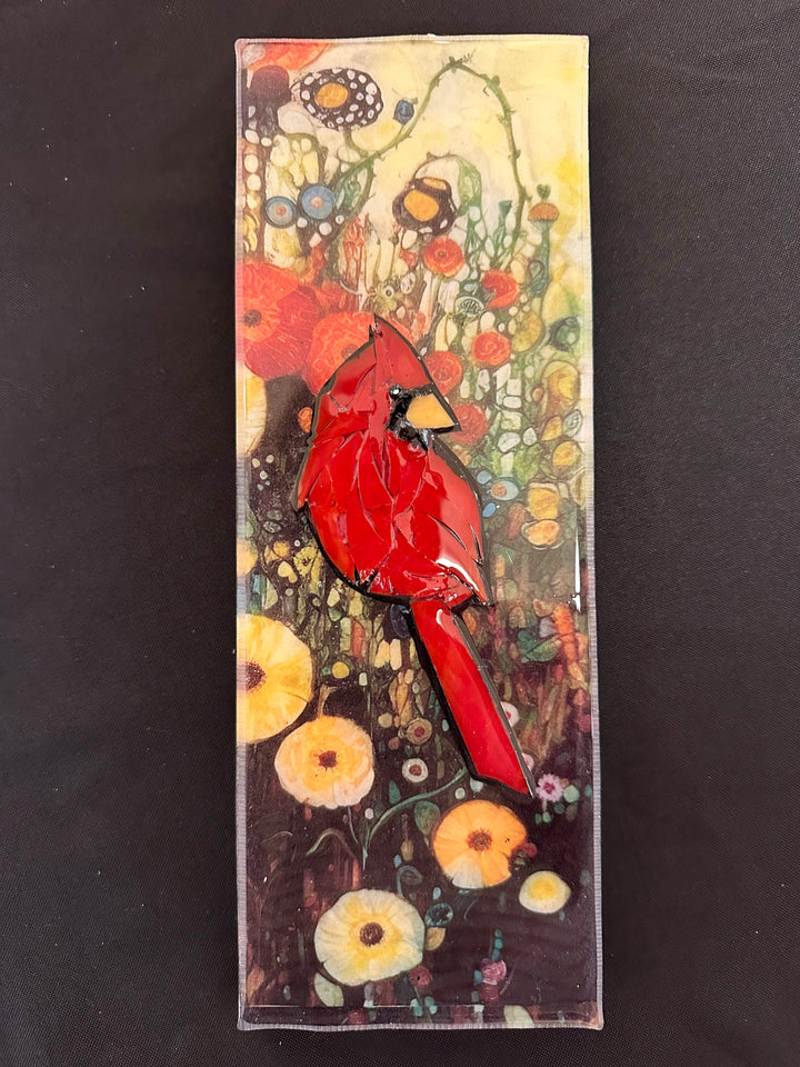 Cardinal + Floral Mosaic