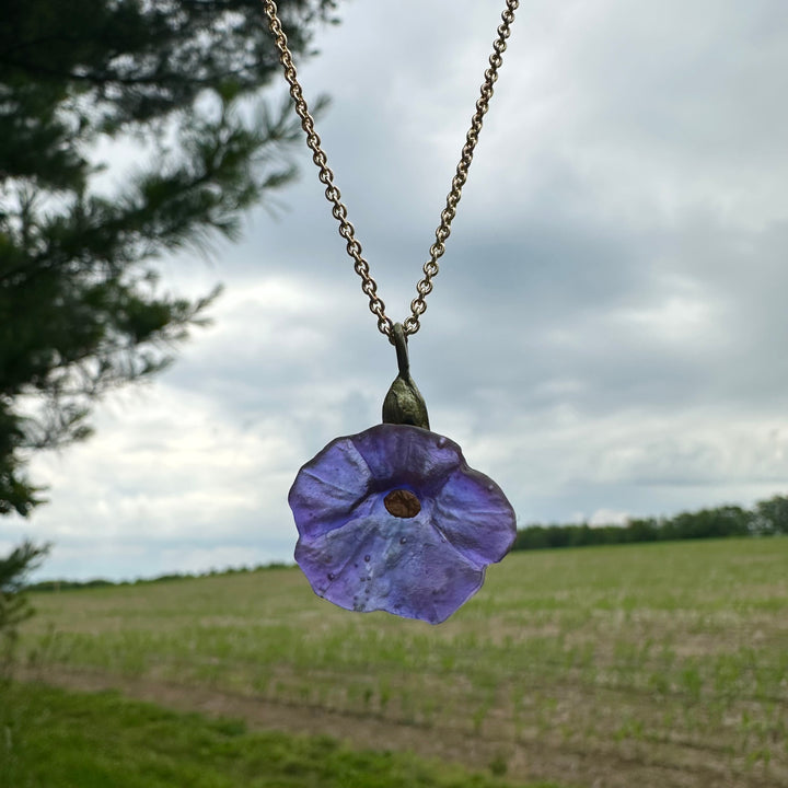 Petunia Pendant Necklace