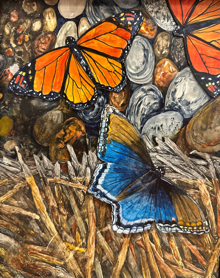 Three Butterflies