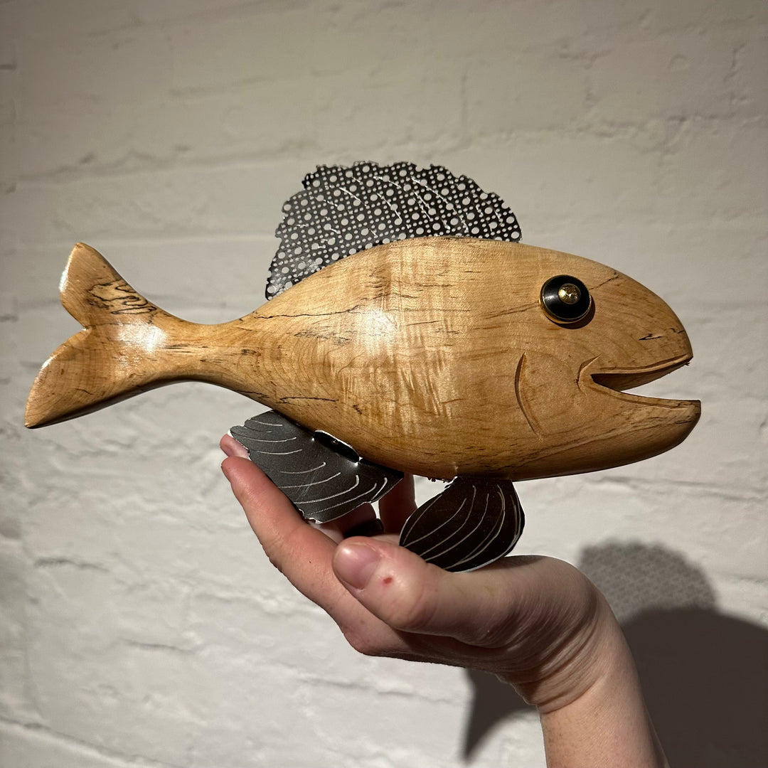 Large Maple Wood Fish