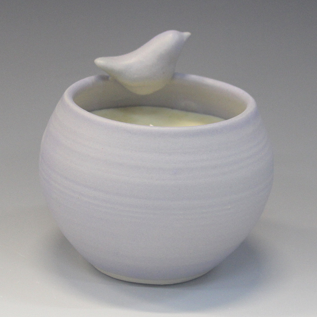 Bird Candle Lilac Matte