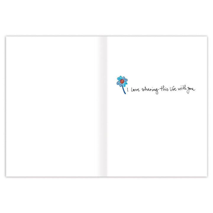 Anniversary Card: Bluebirds