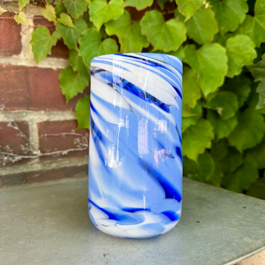Blue and White Tumbler