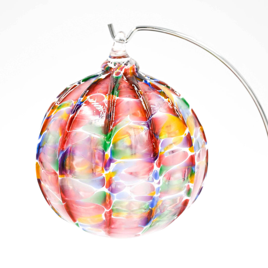 Cranberry Mix Glass Ornament