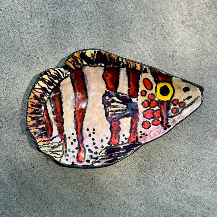 Fish Dish Small Stripe