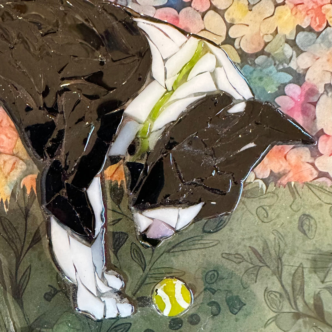 Play Ball Dog Mosaic