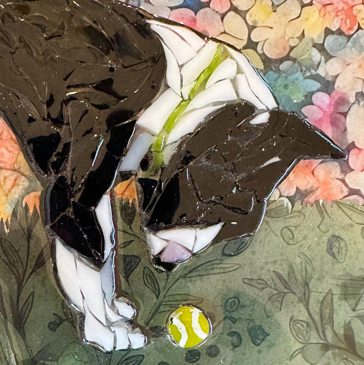 Play Ball Dog Mosaic