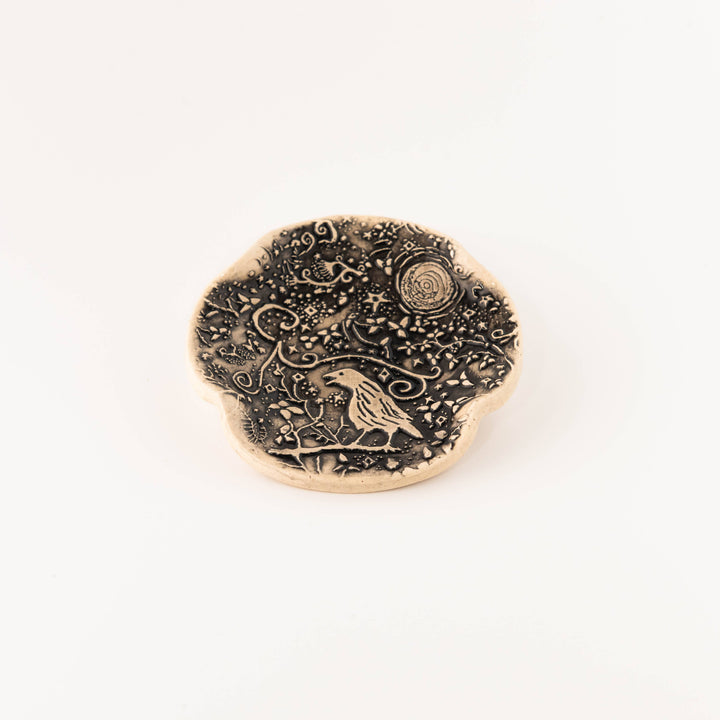 Black Night Crow Spoon Rest