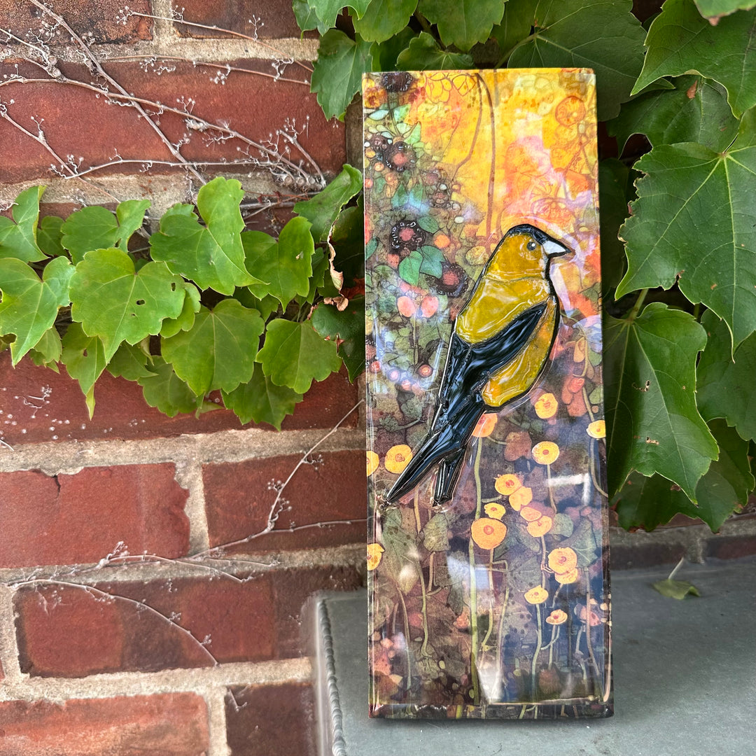 Goldfinch Mosaic Totem