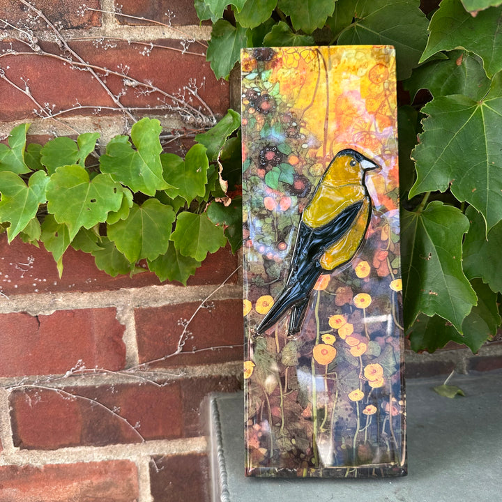 Goldfinch Mosaic Totem