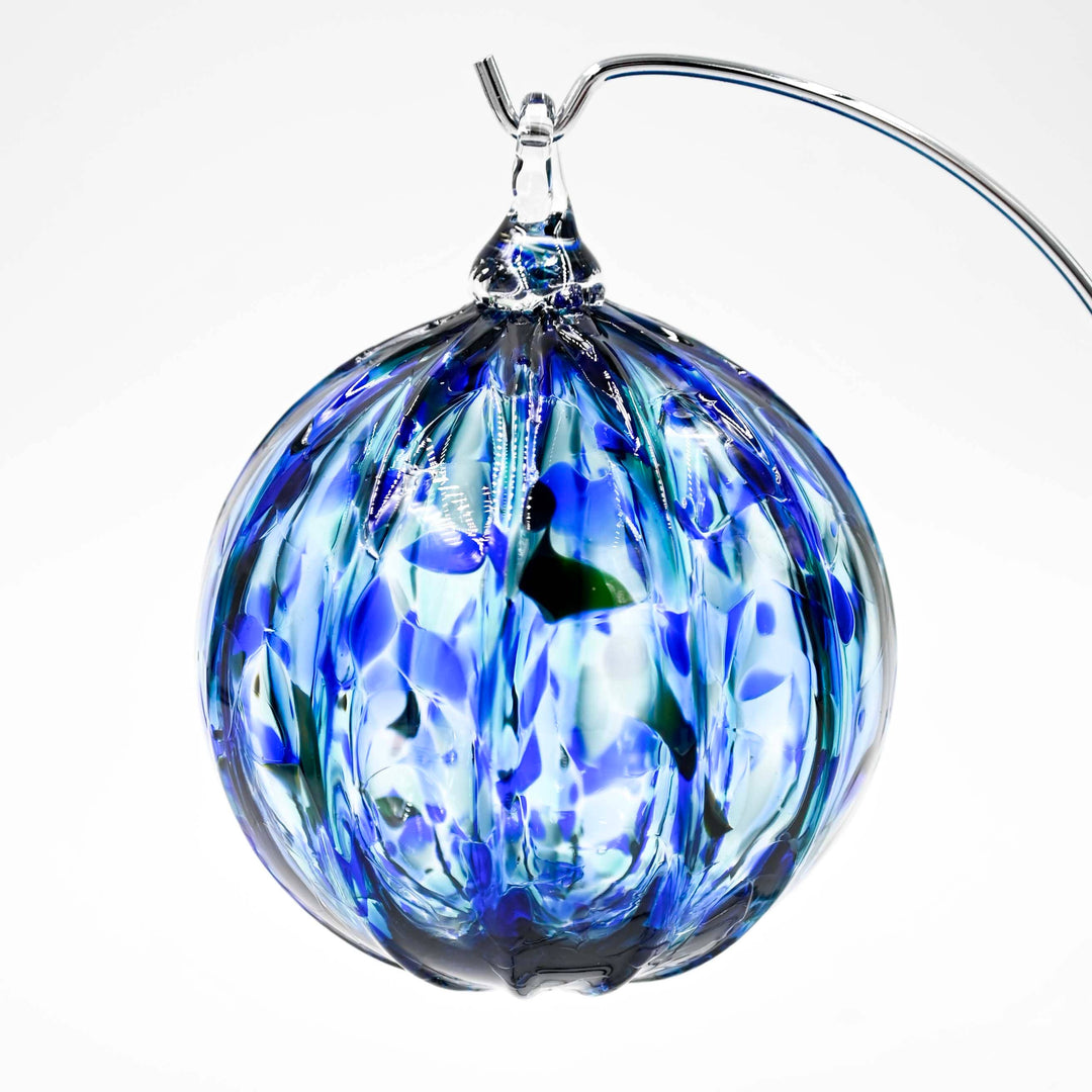 Blue-Green Mix Glass Ornament