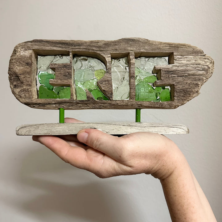 ERIE Driftwood + Beach Standing Sculpture