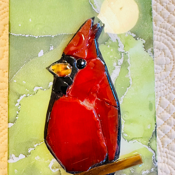 Cardinal Mosaic Green