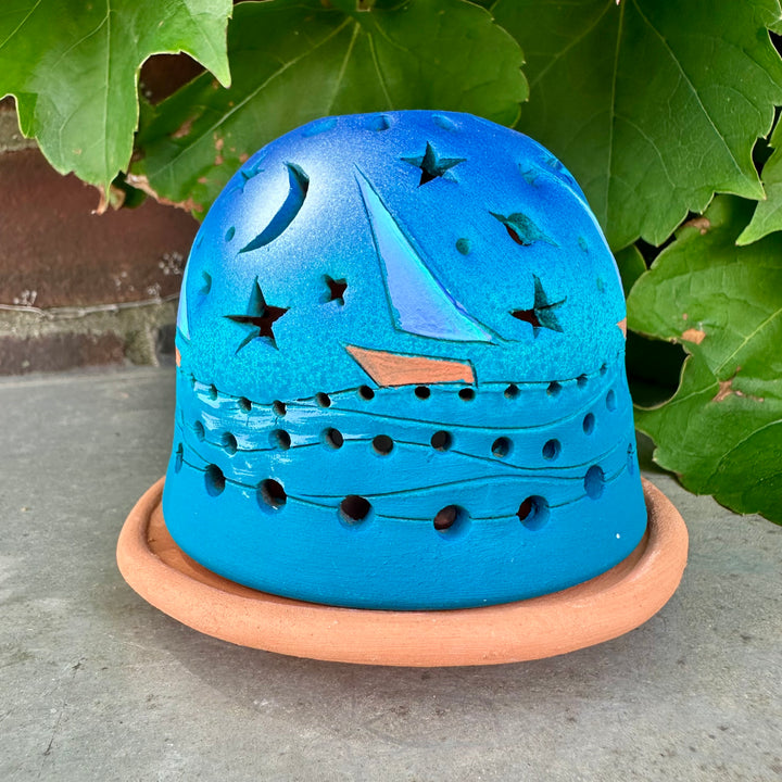 Luminary Sailboat In Moonlight