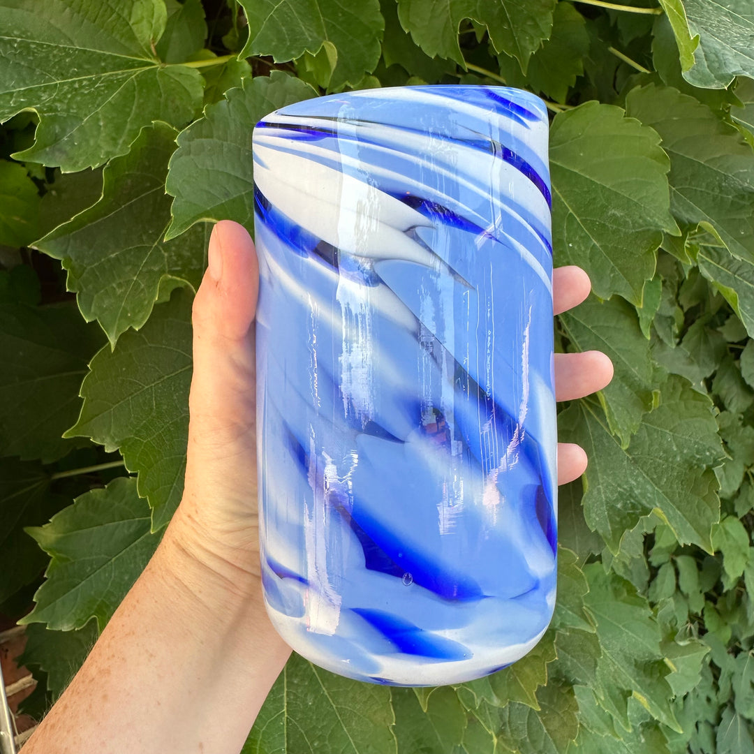 Blue and White Tumbler