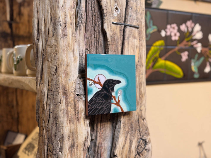 Raven Art Tile Trivet
