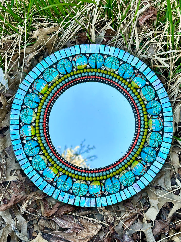 10" Mirror Teal Bodhi