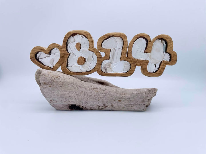 Floating <3 814 Driftwood + Beach Glass