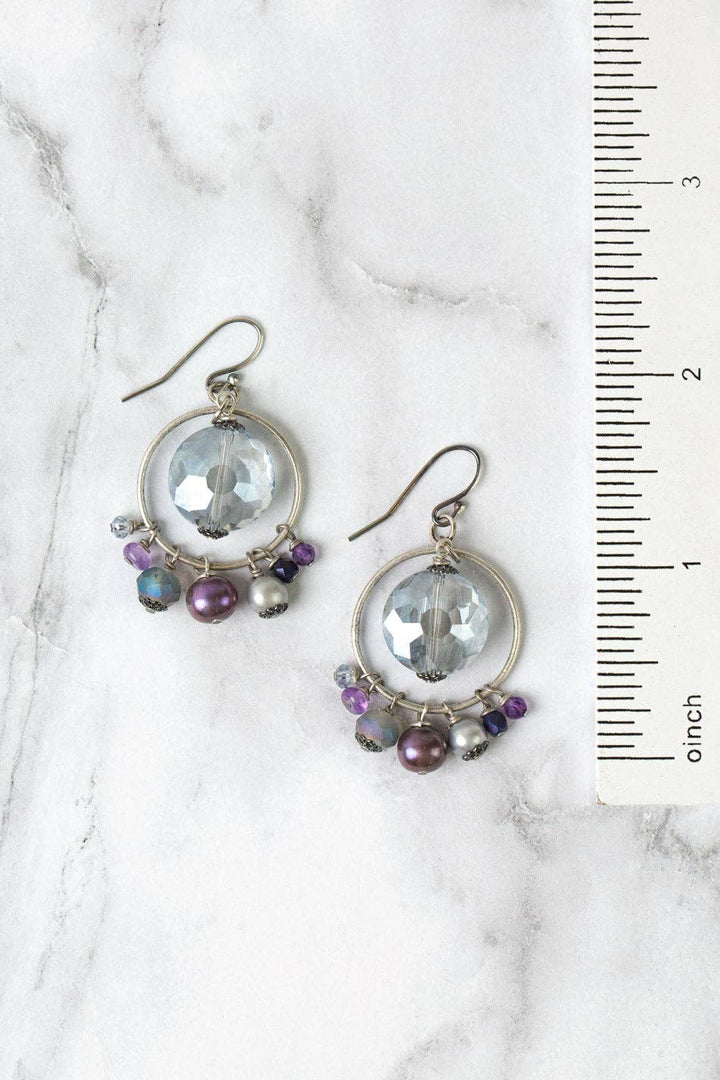 Reflections Crystal + Freshwater Pearl Statement Earrings