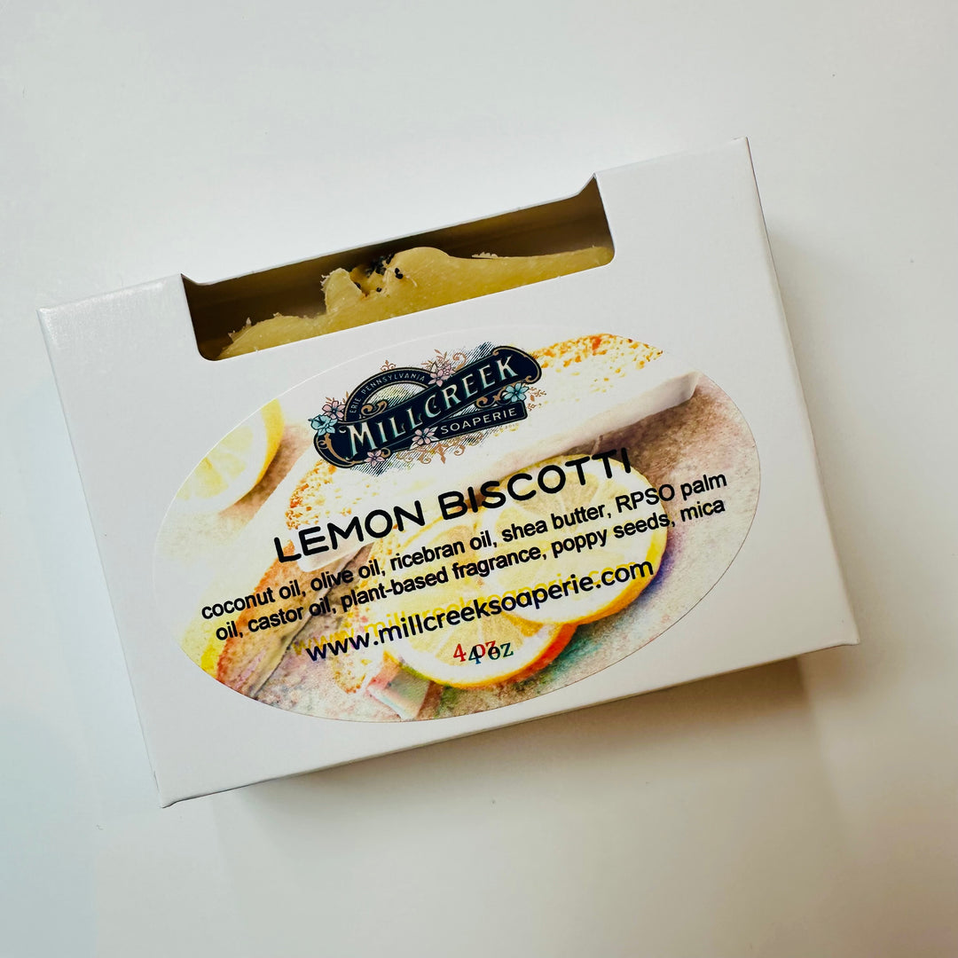 Lemon Biscotti Soap