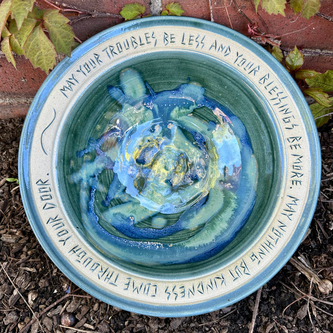 Medium Bowl May Your Troubles Caribbean