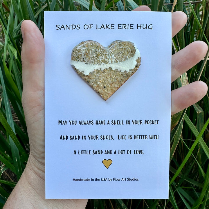 Sands of Lake Erie Hug Card
