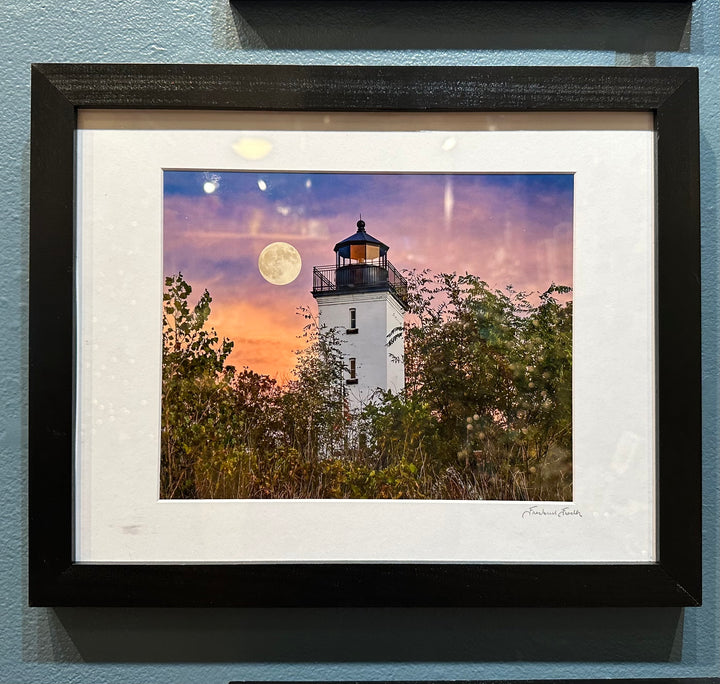 Presque Isle Lighthouse Moonrise #2