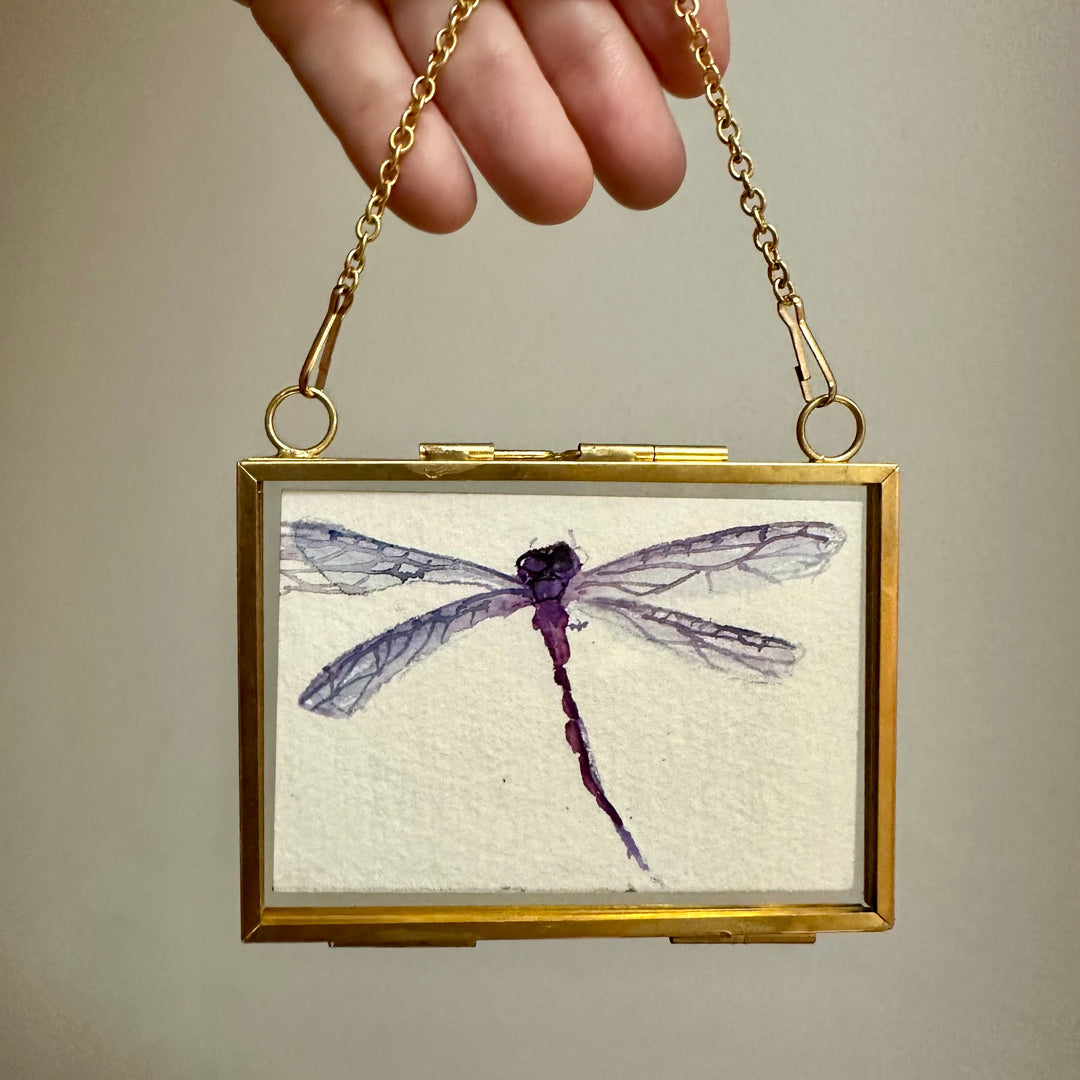 Mini Purple Dragonfly