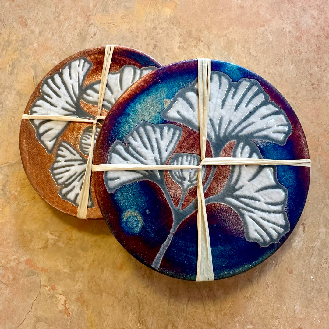 Coasters 2 Pack Ginkgo