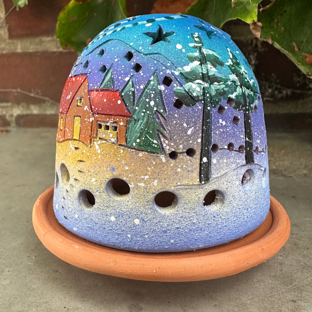 Winter Scene Luminary
