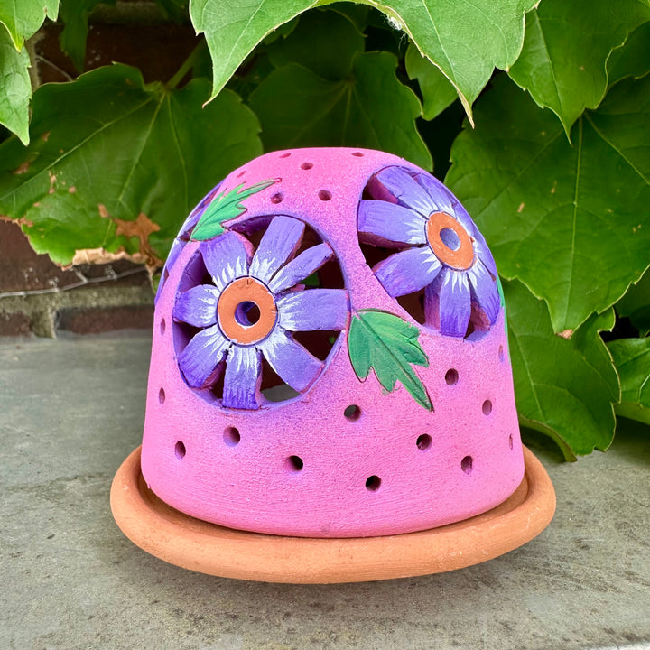 Luminary Flower Circle Purple + Pink