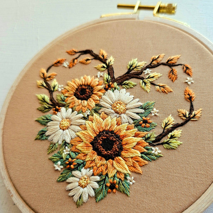 "Fall in Love" Hand Embroidery Kit