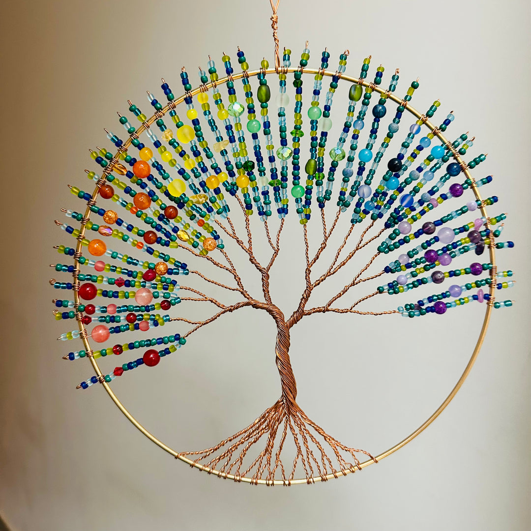 10" Rainbow Wired Tree